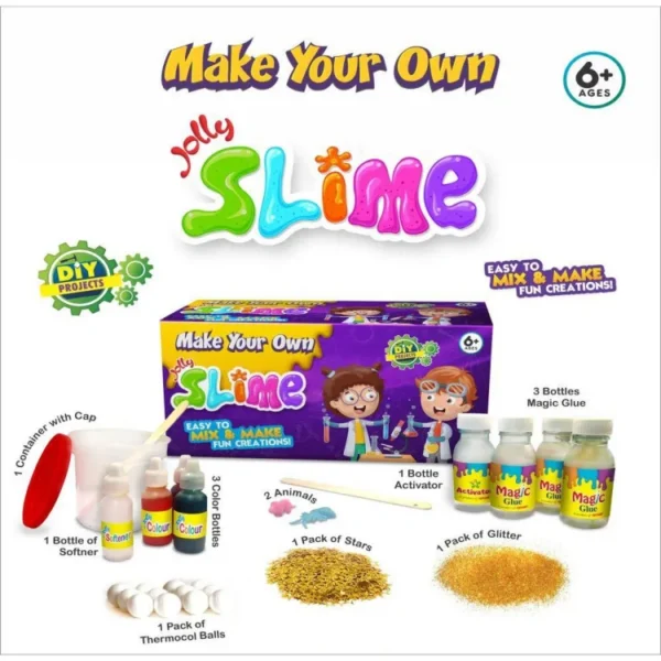 make your own slime- slime making kit - slime kits for girls and boys - slime kit for kids