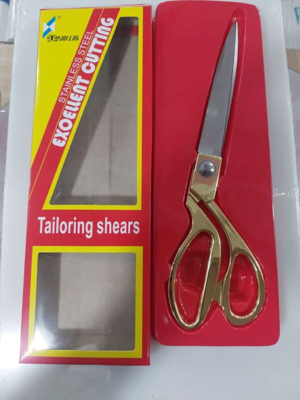 stainless steel tailoring shears scissor premium quality - Image 2