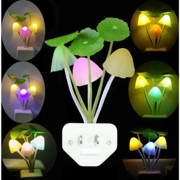 mushroom led night light for home  ( random color ) - Image 9