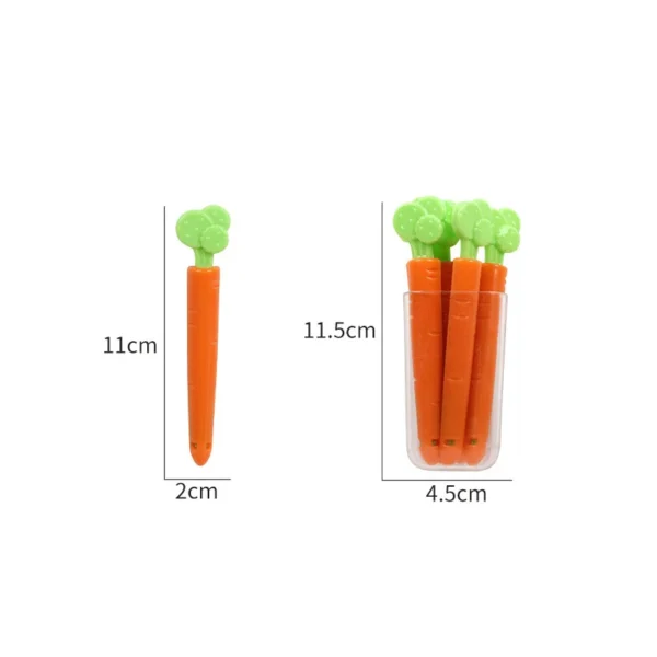 food sealing clip carrot shape (pack of 5 clip ) - Image 14