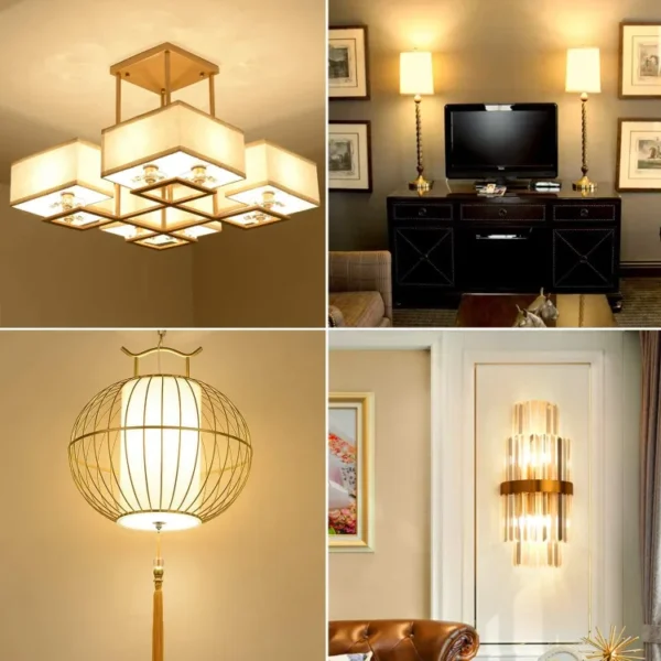 e14 led corn light lamp bulb | 3 in 1 light modes chandelier, candle led light for home & decoration - 12w/16w - Image 13
