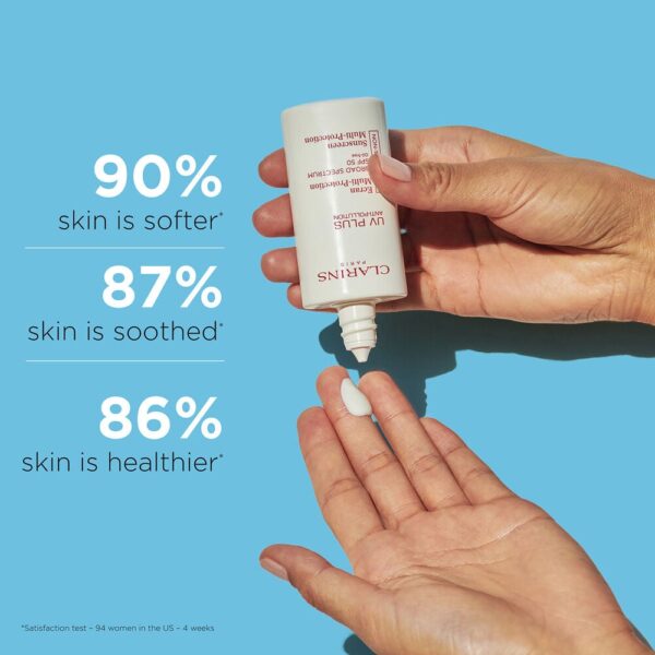 clarins uv plus 50 ml multi-protection tint sunscreen spf 50 / pa+++ - oil-free | best quality sunscreen - Image 4