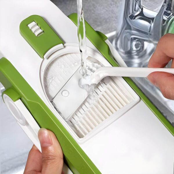 4 in 1 vegetable cutter chopper adjustable multi-function drum cutter vertical vegetable cutter kitchen shredder grater artifact (random color) - Image 6