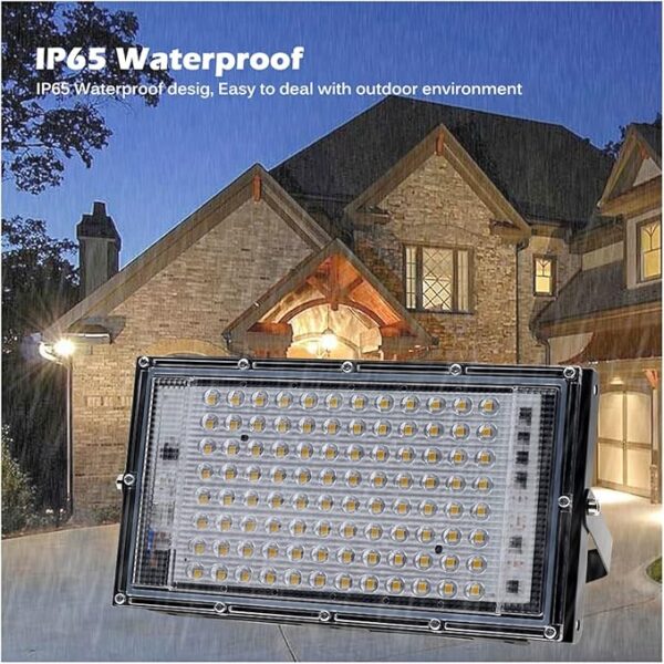rgb led waterproof flood light | outdoor lighting for christmas, halloween, stage, garden, party - 50w - Image 8