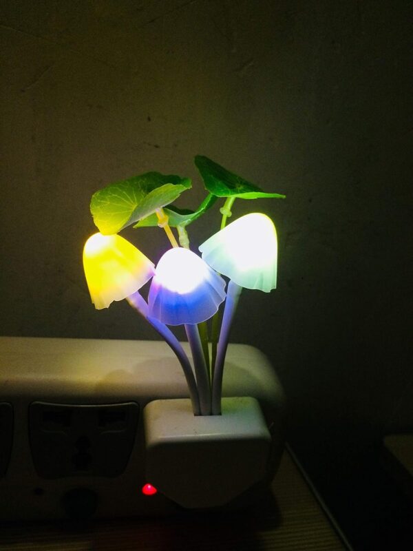 mushroom led night light for home  ( random color ) - Image 4