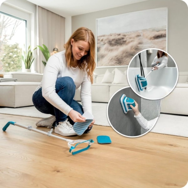 bellhowell multi scrubber mop system as hand scrubber & floor mop | effortless wiping, scrubbing and polishing | multifunctional mini cleaning scrubber | rechargeable multifunctional mini cleaning scrubber - Image 6