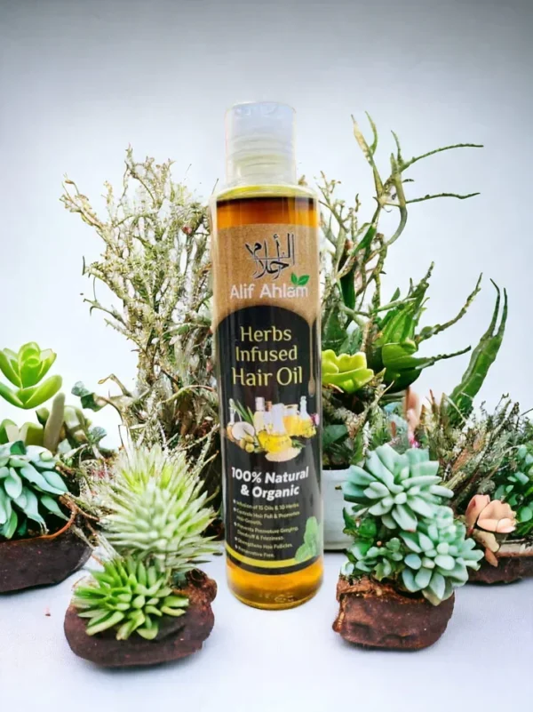 alif ahlam herbs infused hair oil – 200ml