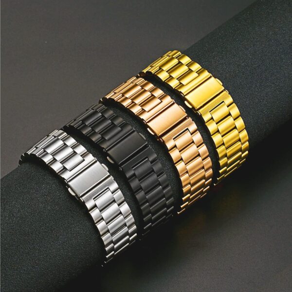 stainless steel watch band quick release replacement metal smart watch strap