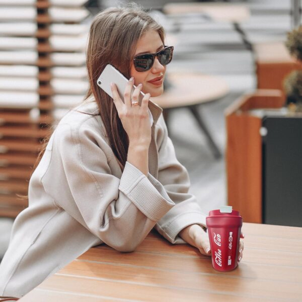 stainless steel thermos flask coffee mugs hot/ice coffee,tea, (random color) - Image 5