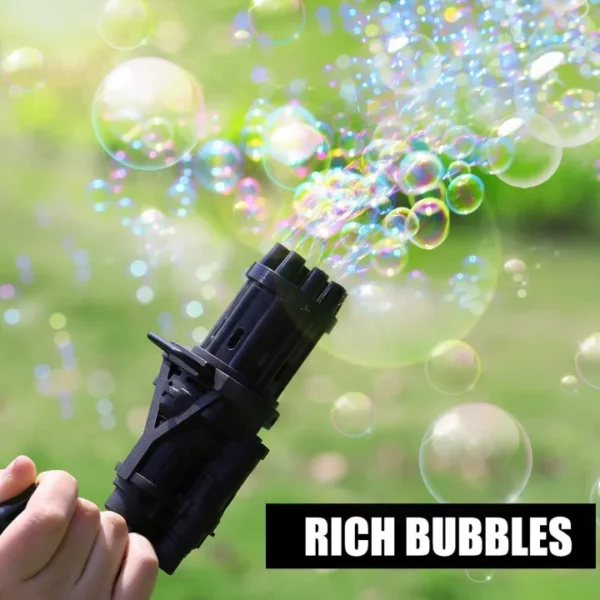 automatic bubble gun for kids | water gatling play gun for boys & girls (random color) - Image 8