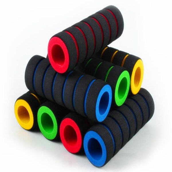 4pcs/set universal grip comfort foam handle bar motorcycle bicycle random color - Image 2