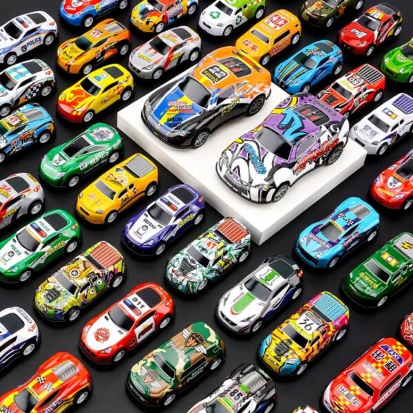 alloy mini diecast car toy  (24 pcs  car set metal body)