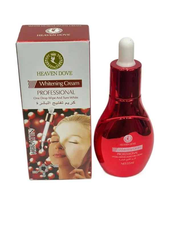 heaven dove one drop keratin whitening cream and essence 55ml