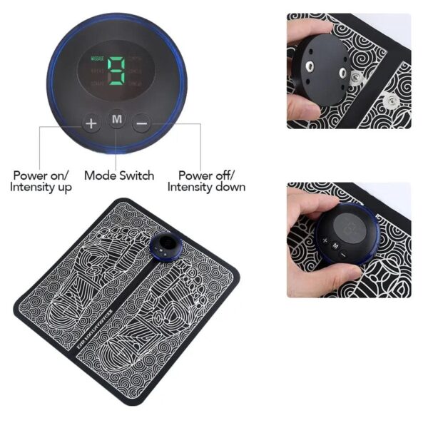 electric ems foot massager, foldable electric foot massage mat - Image 12