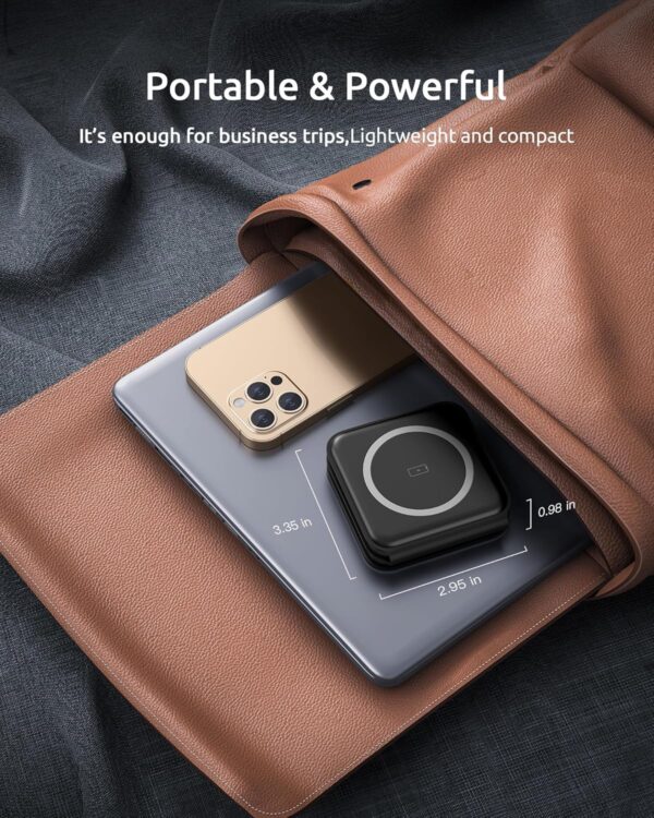 3 in 1 foldable wireless charger fast magnetic travel wireless charging pad (random color) - Image 5