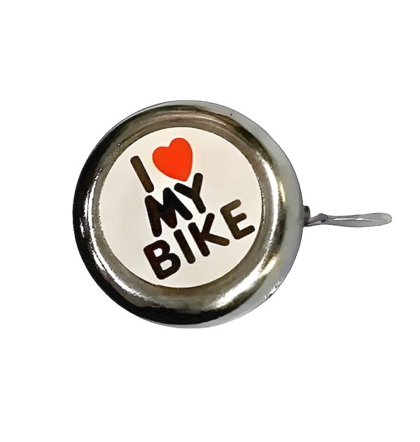i love my bike bicycle handle bar bell