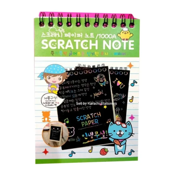 small scratch note pad  10 sheets