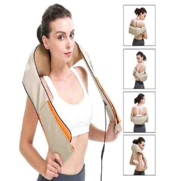 neck and back massager with handle - premium quality pain relief