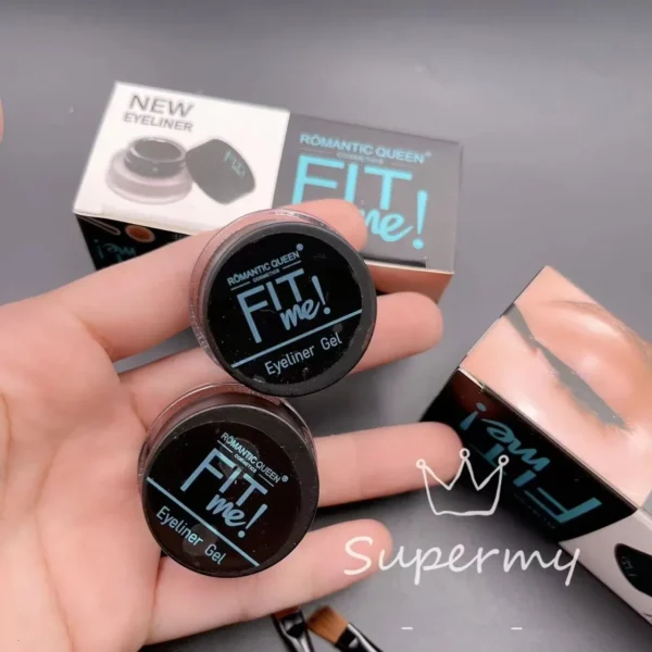 new fit me 2color waterproof eyebrow gel eyeliner gel with 2pcs brush set - Image 4