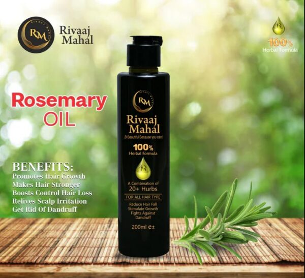 rivaaj hair oil hair food organic hair problem solution (200ml) - Image 4