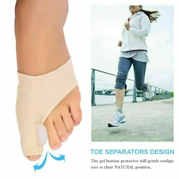 smart care bunion support foot mate correction socks toes separator feet care - Image 12