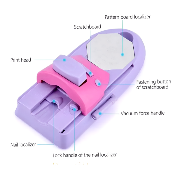 diy nail art magic machine | nail art diy printing machine - Image 6