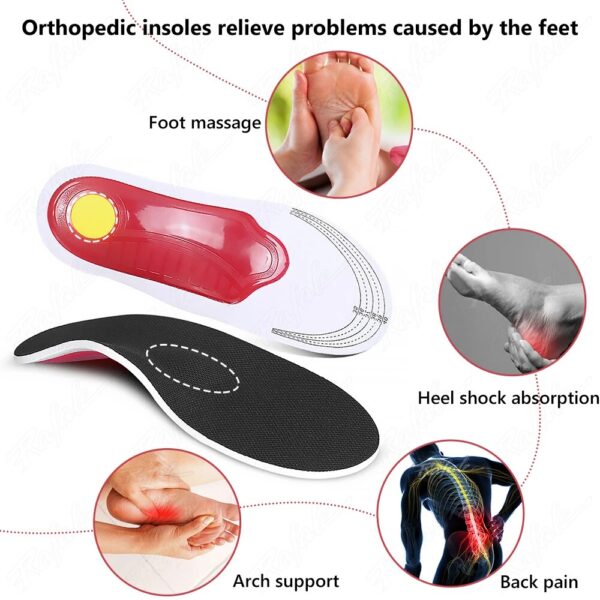 flat feet arch support foot pad insole shoe inserts for foot pain relief for man & woman - Image 10