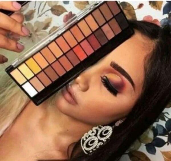 miss france 28 color eyeshadow palette matte shimmer eye shadow makeup - Image 9