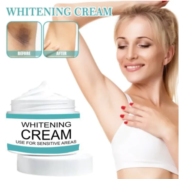 pack of 2 | sensitive area whitening cream for private parts, underarms, inner thighs, and dark spot lightening -30ml - Image 4