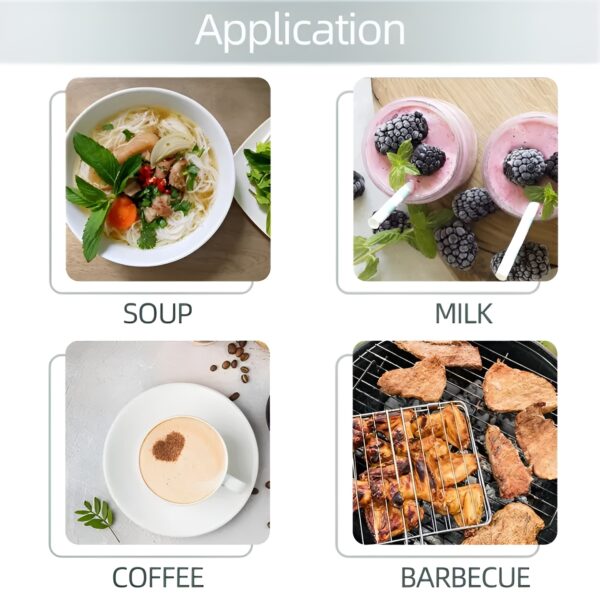 food thermometer tp300 digital kitchen thermometer for meat water milk cooking food - Image 5