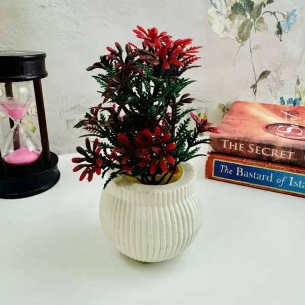 pack of 4 mini planters | artificial decoration mini plants - Image 4