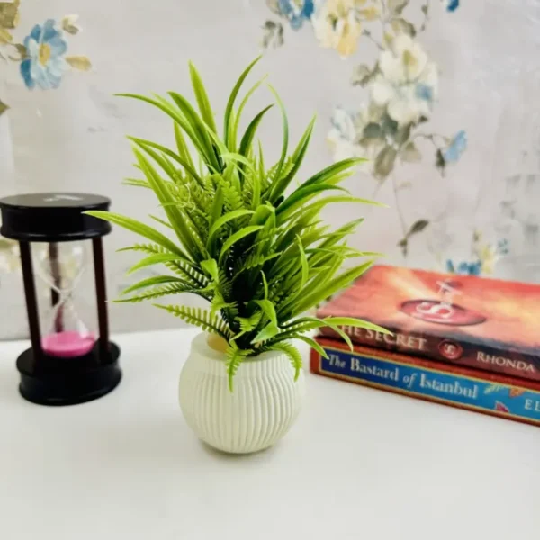 pack of 4 mini planters | artificial decoration mini plants - Image 9