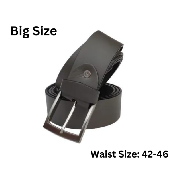 (big size) - men buffalo leather belt grey color | waist belt for boys & mens (grey)