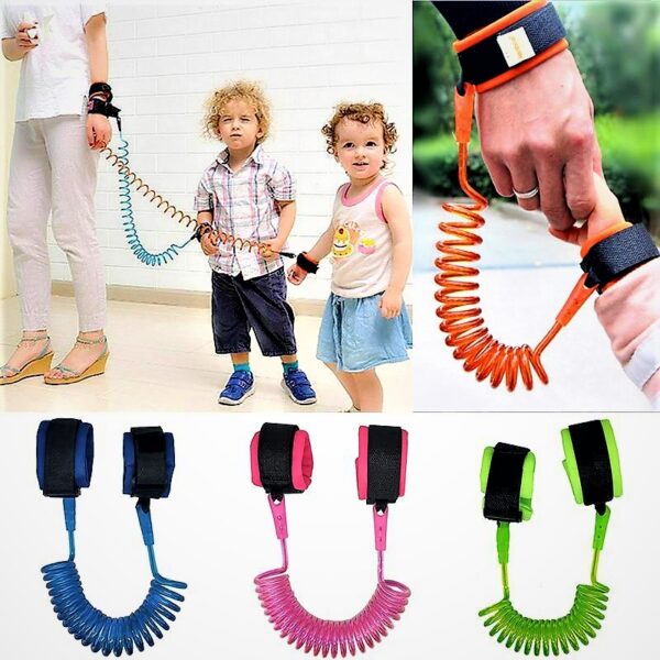 baby child anti lost wrist link safety harness strap rope leash walking hand belt band wristband for toddlers, kids loss