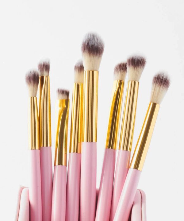 cosmetics elegance brush set- studded elegance white - Image 2