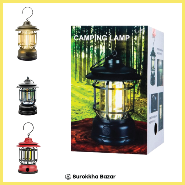 portable camping lantern lights | best quality camping light lantern | travel flashing rechargeable camping light ( random color ) - Image 5