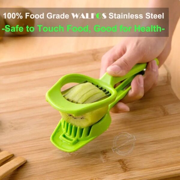 handheld egg slicer fruit cutter multifunction kitchen accessories (random color) - Image 9