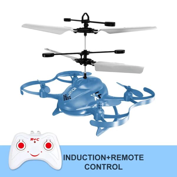 child palm induction aircraft remote control helicopter toy for kids (random color) - Image 5