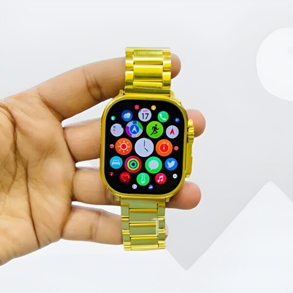 fendior g9 ultra max gold color edition smart watch (random color) - Image 5