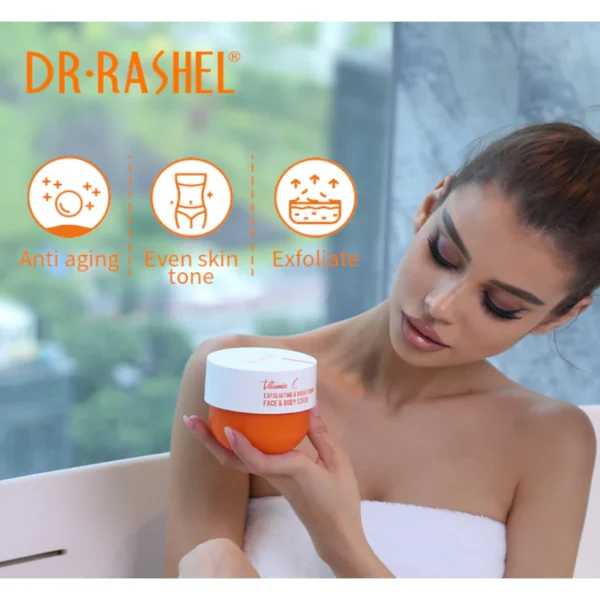 dr. rashel vitamin c exfoliating & nourishing body cleansing 4 piece set - Image 3
