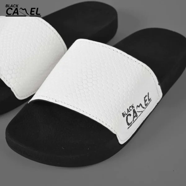 black camel cobra texture slide (cimahi - brown/white 39-44) - Image 2
