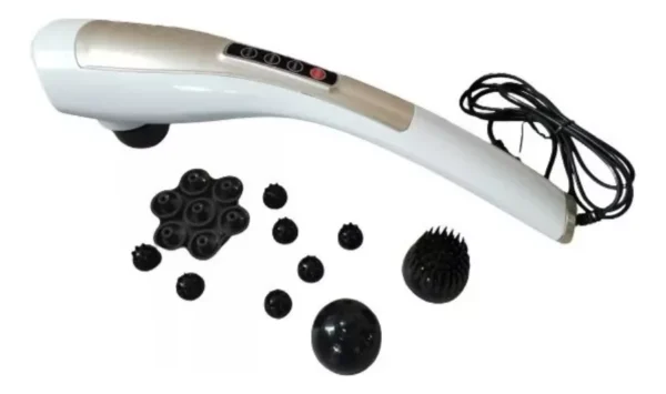 2018c infrared light massager rod – non-rechargeable handheld massager for targeted pain relief and relaxation ( grey color ) - Image 7