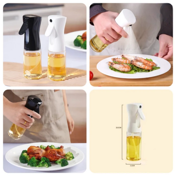 edible oil spray bottle | cooking oil atomized mist oil tank (random color) - Image 6