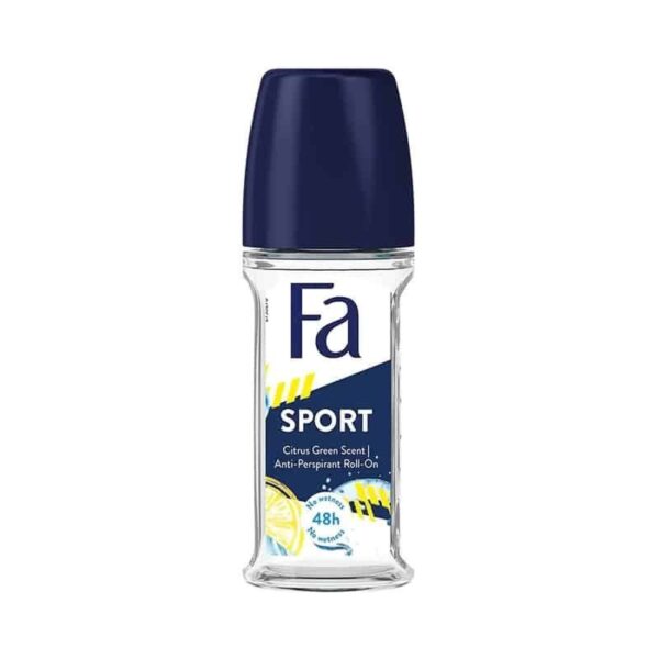 fa men sport citrus green scent anti-perspirant roll on 50ml