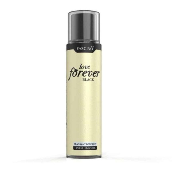 fascino love forever black fragrant body mist 250ml