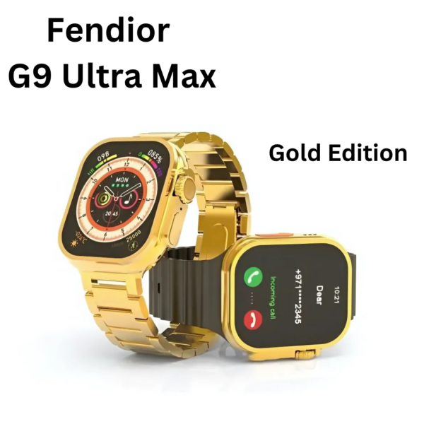 fendior g9 ultra max gold color edition smart watch (random color)
