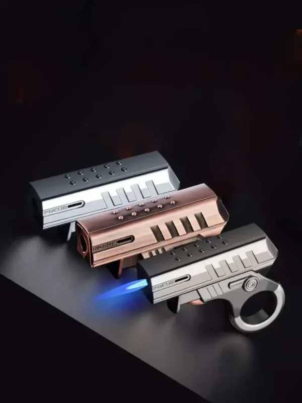 refillable fancy focus gun lighter - best quality metal lighter ( box packing ) - Image 5