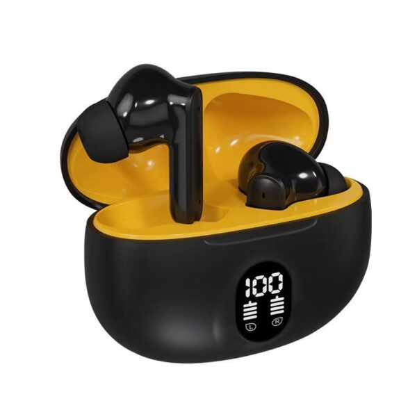 m04 tws wireless bluetooth earbuds | mic in-ear headphones with led display |immersive sound | type c fast charging | bluetooth 5.3 for android/iphone (random color) - Image 5