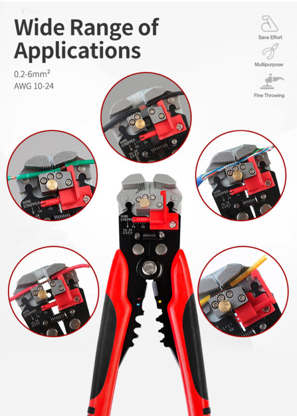 pride cable cutter - wire stripper multi functional stripping tools crimping pliers terminal | best quality tool for working | hand tools - Image 7