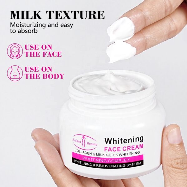 aichun beauty moisturizing natural bright skin care whitening cream  | best cream for all types of skin | 80ml - Image 5